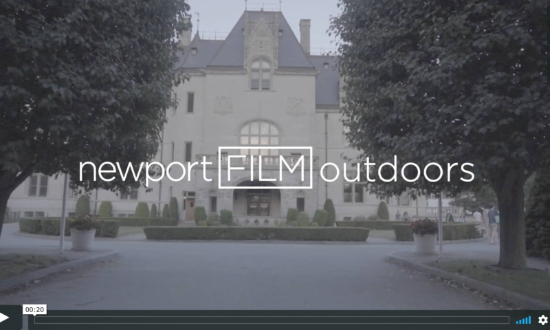 Scenes from newportFILM Outdoors: “Bending The Arc” at Ochre Court