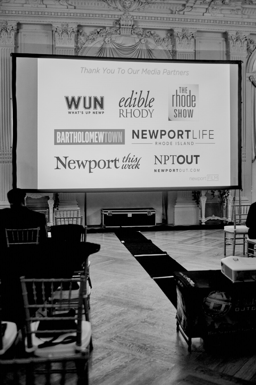A newportFILM Event photographed by Cocoa and Co.