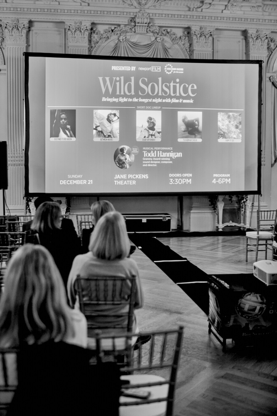 A newportFILM Event photographed by Cocoa and Co.